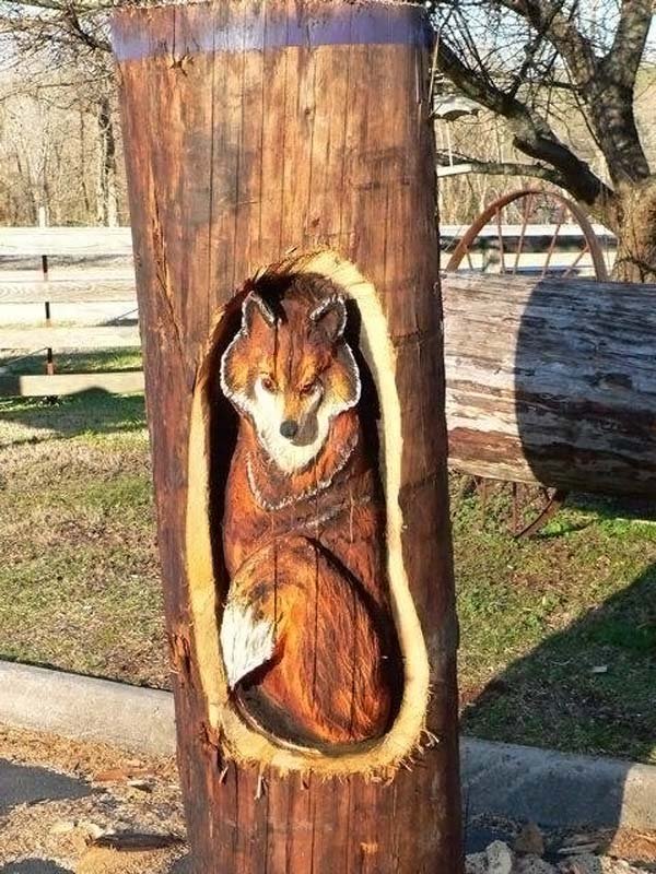 Скульптуры из дерева 