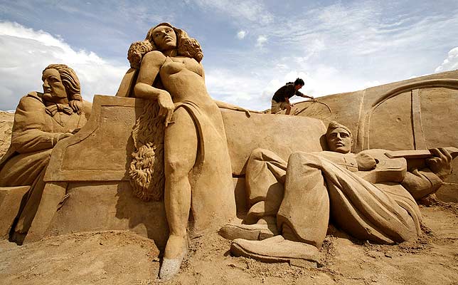 Фигуры из песка 