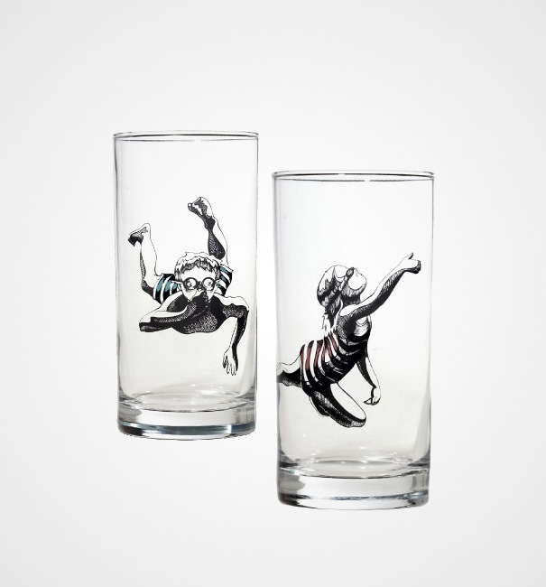 Креативный дизайн стаканов 