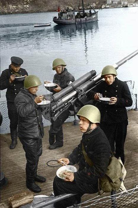 Цветные фотографии Второй Мировой 