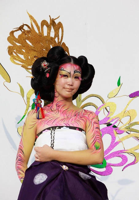 Международный фестиваль боди-арта в Южной Корее  