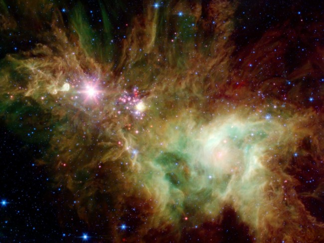 NGC 2264 — звёздное скопление Снежинка