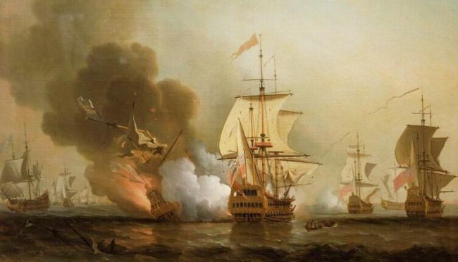 C����� C�o��, �Mopc�a� ����a �p� Kap�axe�e�, 1772 �., o��ec��e��oe �oc�o���e. ��o�pa�� �o�e�� ��p��a �a �opa��e �Ca�-Xoce�